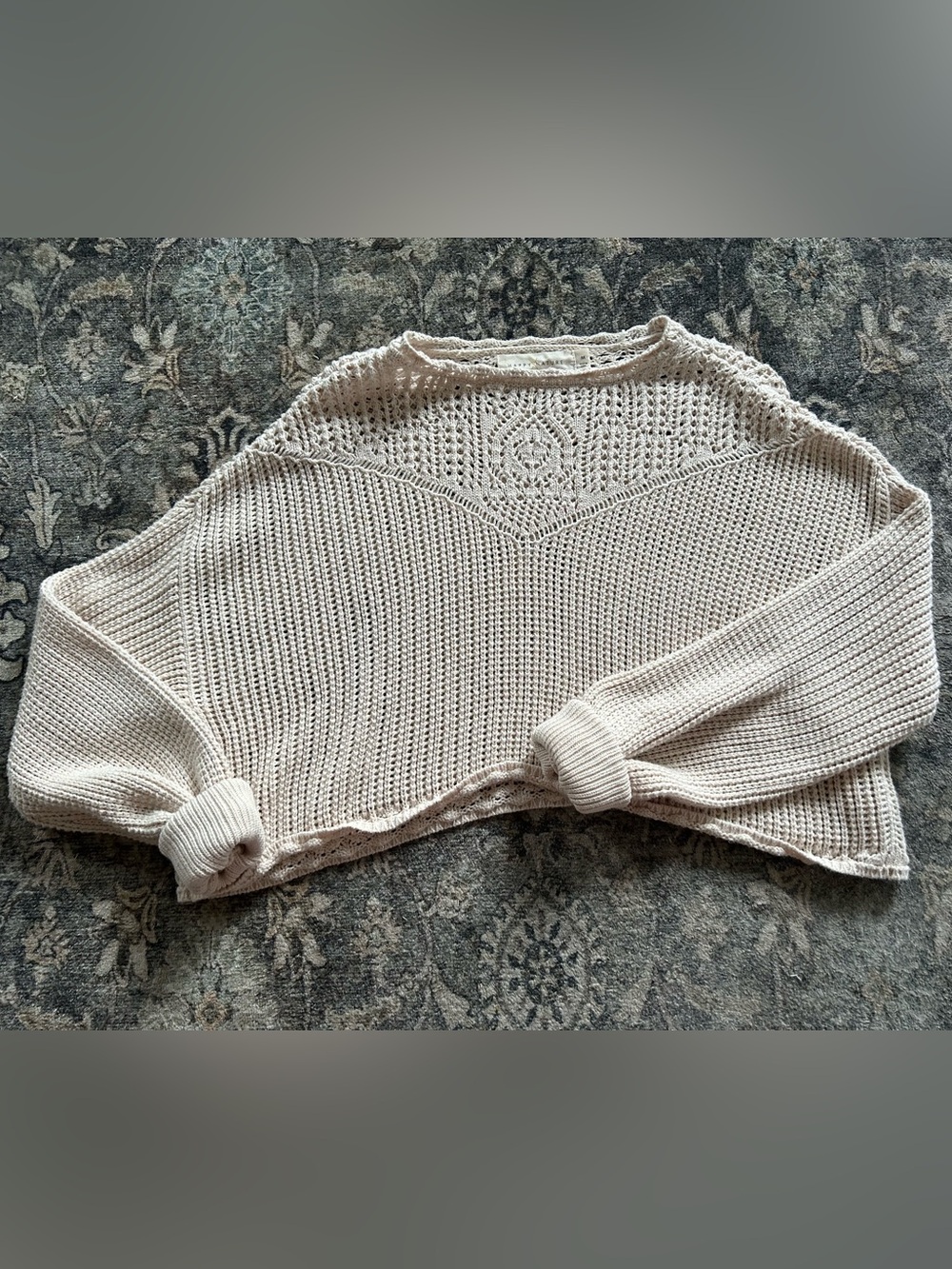 Vintage Happy Nature Knit Sweater